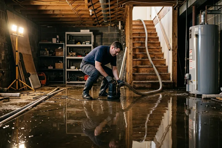 Basement Flood Cleanup